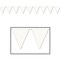 Beistle Club Pack of 12 White Outdoor Pennant Banner Hanging Party Decorations 12'